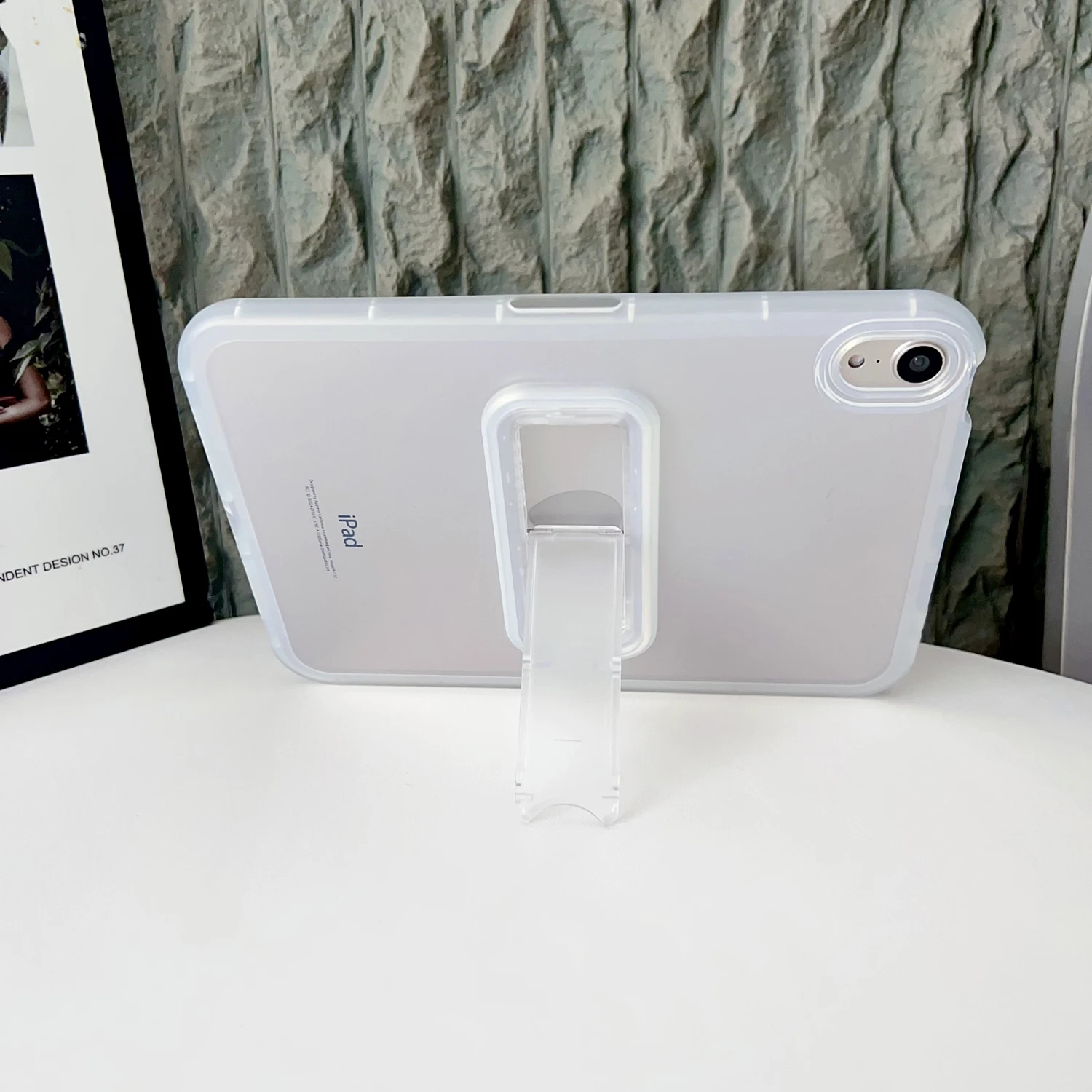 Premium Clear Cover Stand Case