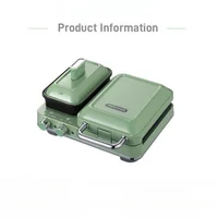 Morphyrichards 220V Multifunctional Breakfast MachineSmall Household Waffle MakerBake Toast Bread Maker 1