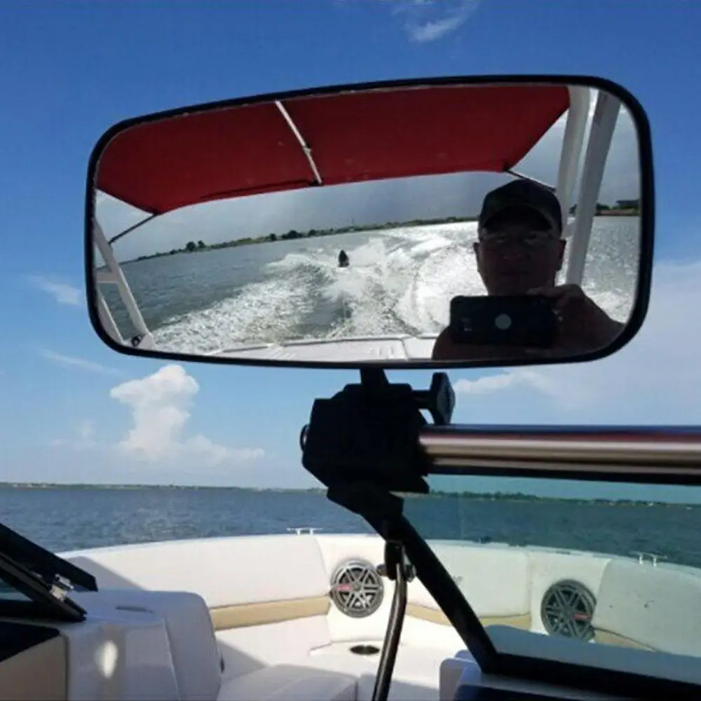 

Accessories Reflector Mount Bracket Retrofit Marine Rear View Yacht Boat Mirror