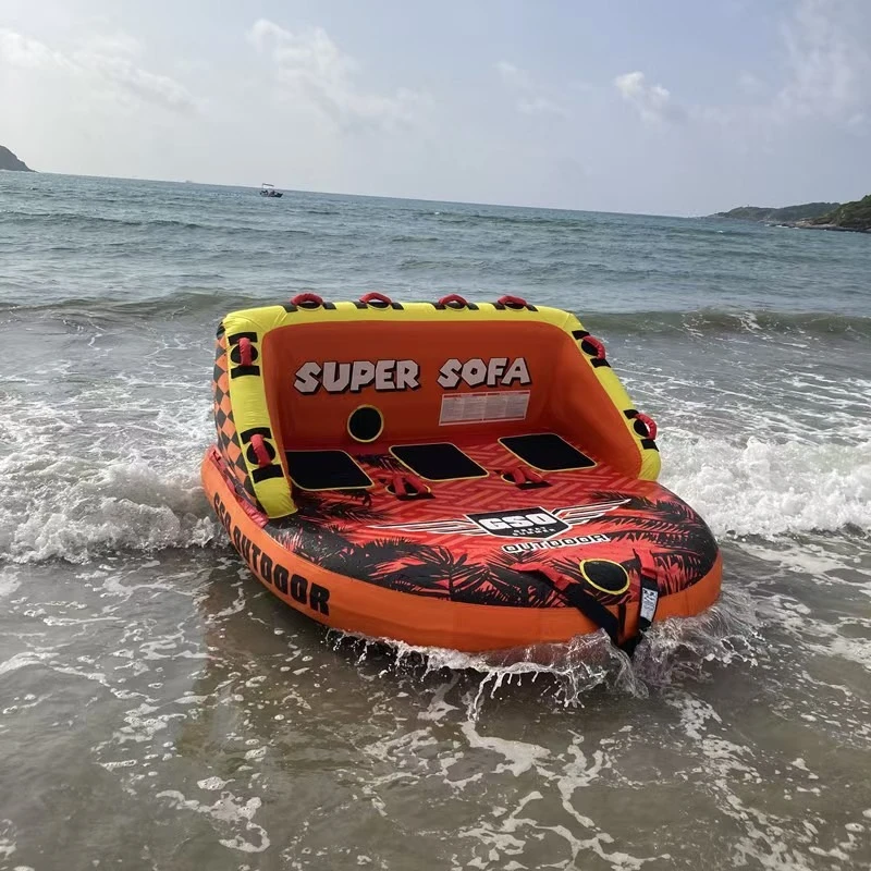 Water inflatable 1-2persons towing water sofa boat inflatable towing circle person towing hovercraft surfboard