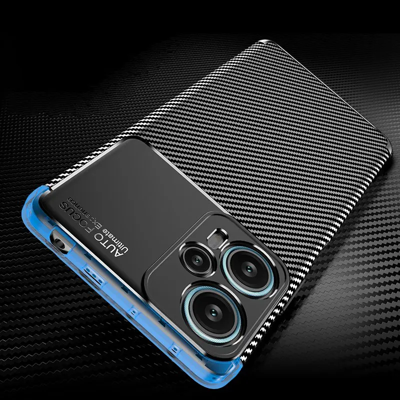 Luxury Business Soft Carbon Fiber Protective Phone Case Cover