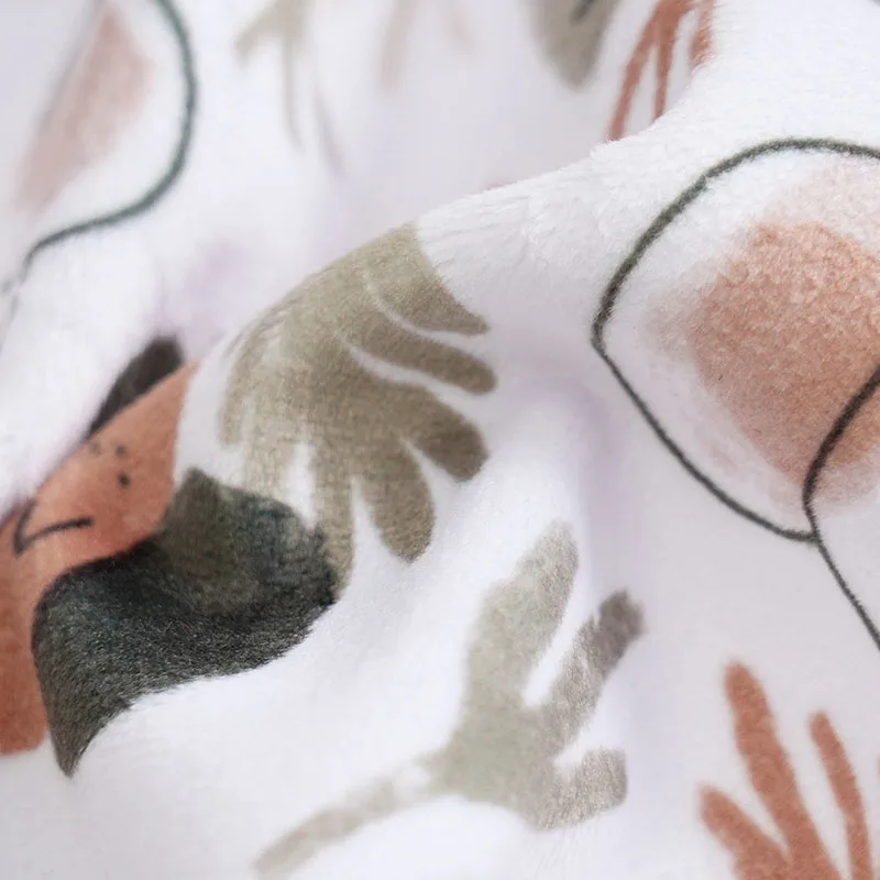 Infant's koala Print 0-18 months Bodysuit Autumn/winter plush and heavy Comfy Long Sleeve Onesie, Baby Boy's Clothing, As Gift 6