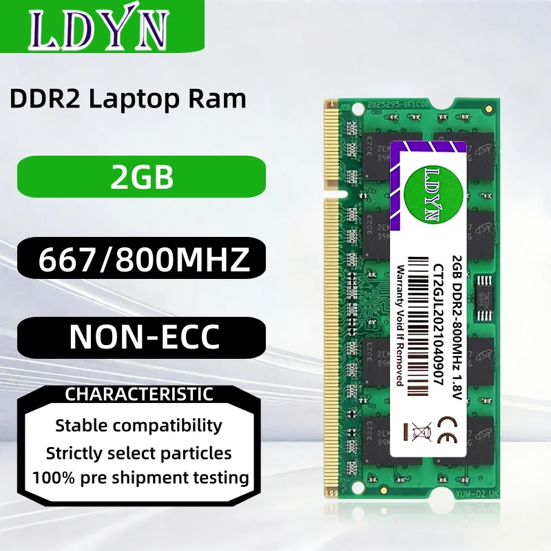 4 X 2 Go Hynix DDR2-667 PC2-5300P 1Rx4 ECC Reg RAM HYMP125P72CP4-Y5