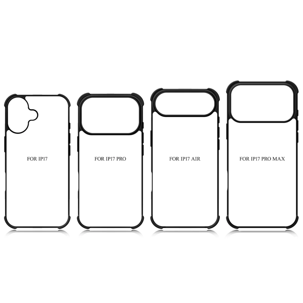10-Pack Customizable TPU Sublimation Phone Cases with Four-Corner Anti-Drop Protection