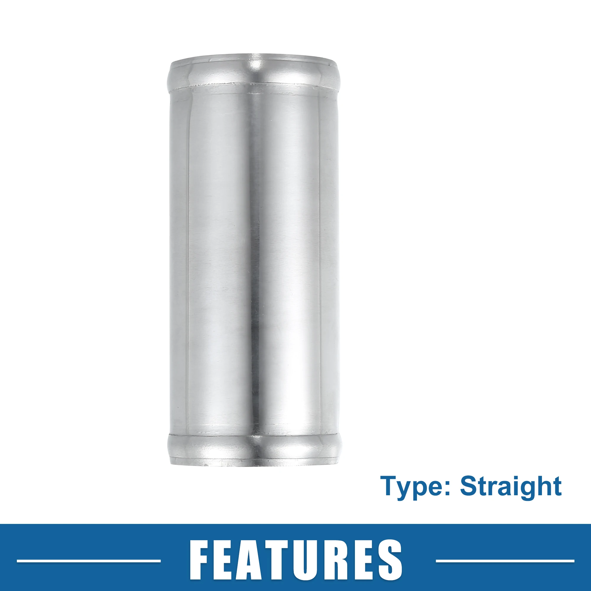 UXCELL 47mm 53mm 59mm 66mm 72mm ID Aluminum Alloy Intake Piping Adapter 120mm Length Pipe Connector 51mm-76mm OD