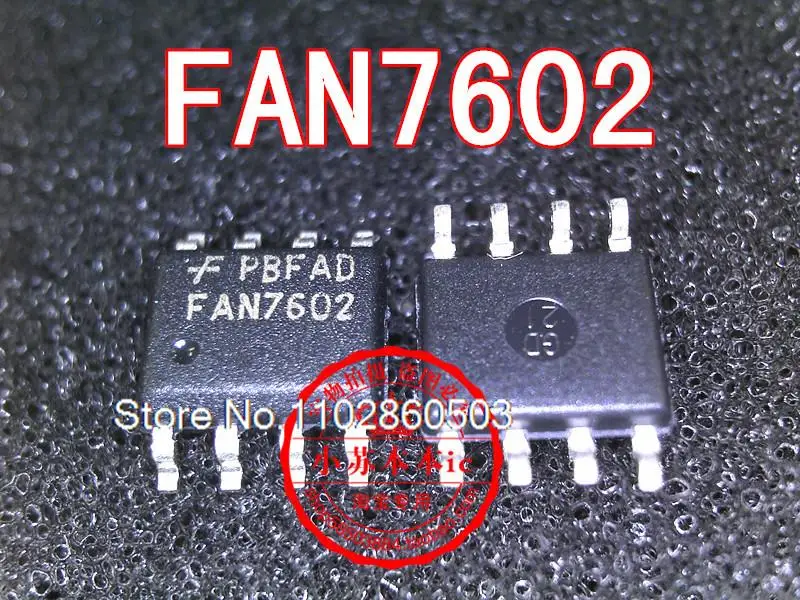 

10PCS/LOT FAN7602MX 7602 SOP-8