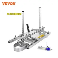 VEVOR Chainsaw Mill Planking Milling 24 36 48 Inch Guide Bar Wood Lumber Cutting Tools Portable Aluminum Steel Chain Saw Mill 1