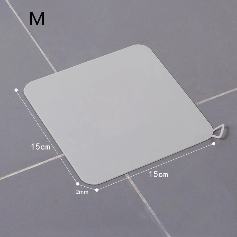 Silicone Floor Drain Cover Bathroom Kitchen Sink Deodorant Strainer Insect-proof Seal Sewer Pipe Hair Catcher