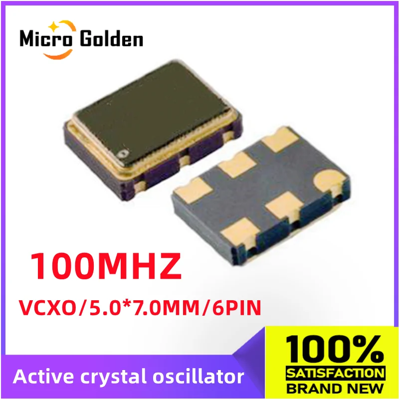 VCXO Active Voltage Controlled Crystal Oscillator 5pcs 100.000MHZ 100MHZ 100M SMD 5070 5.0*7.0MM 6PIN Chip