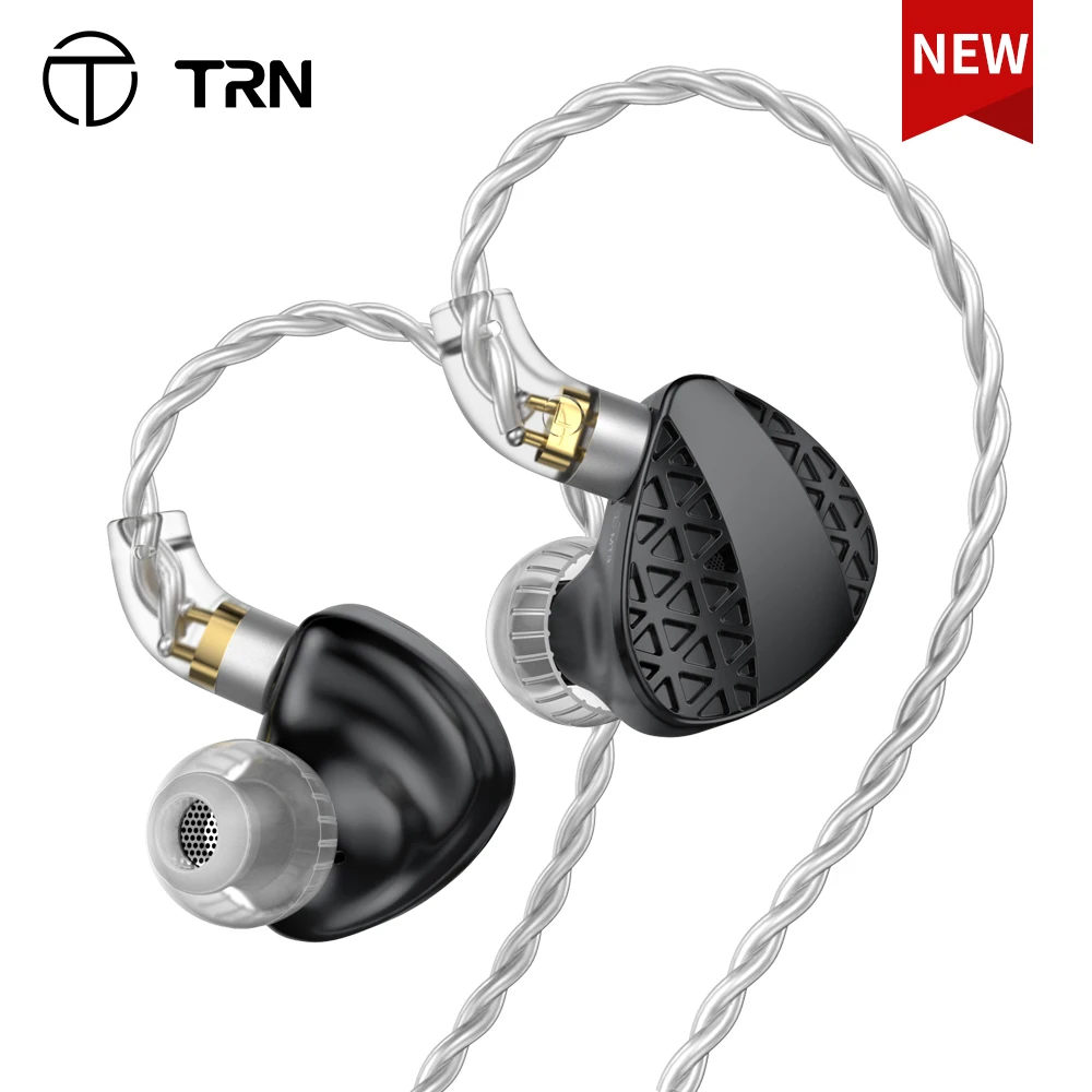 

New TRN MT3 High-Fidelity Earphone Dual-Chamber 10mm Dynamic N52 Magnet Zinc Alloy Monitor For BAX EMA VX ST5 VX PRO Kirin EMX