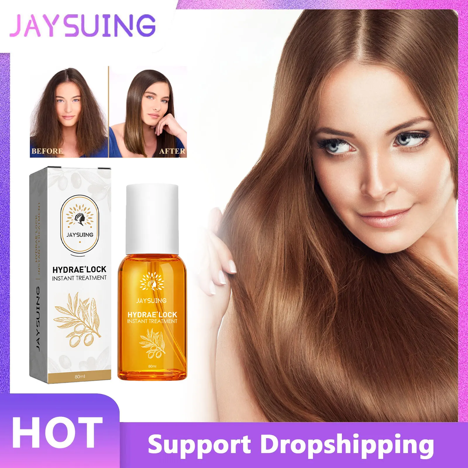 

Hair Care Essential Oil Anti Hair Loss Improve Frizz Split End Repair Dry Damaged Deeply Nourishing Smoothing Hair Treatment Oil