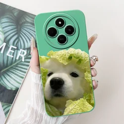 Cute Cat & Panda Cartoon Silicone Phone Case - Soft Matte Finish with Bumper Protection for Redmi 14R 5G (TYlv1958)