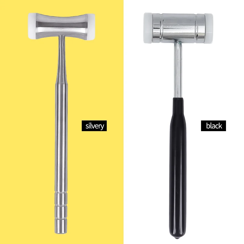 Dental Knochen Hammer Edelstahl Griff Zähne Chirurgische Extraktion Werkzeug Zahnarzt Instrument Doppel-kopf Nylon Dental Knochen Hammer – Detail 1