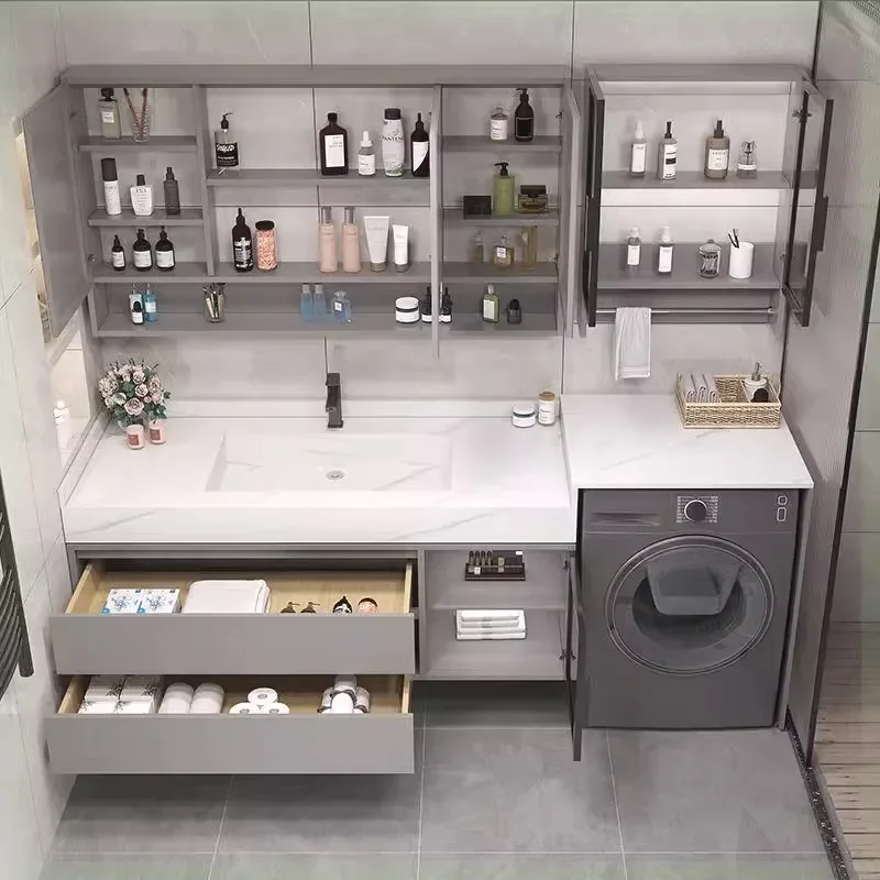 Drawer Cabinet Insideliner Insert Organiser Rack Fix Shelves Bathroom Luxury Sink Wall Mirrors Gabinete De Banheiro Furniture