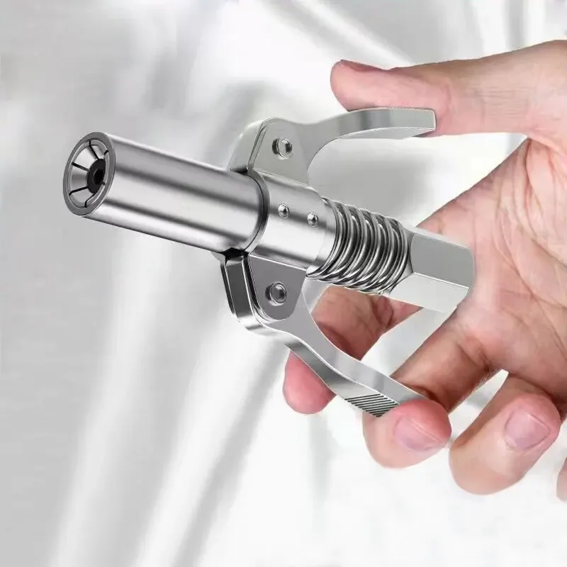Grease Gun Grease Gun Coupler 10000 PSI NPTI/8 Oil Pump Quick Release Grease Tip Tool Car Syringe Lubricant Tip Nozzle Repair