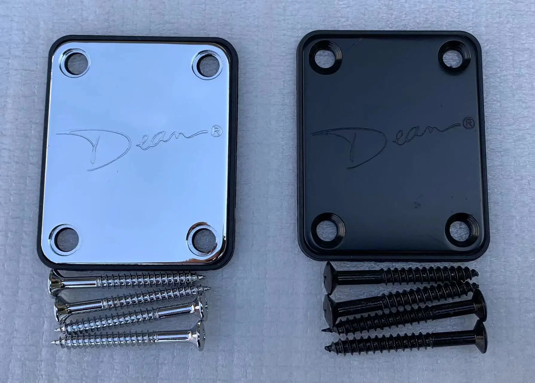 Neck Plate for D Electric Guitar Metal Material 4 Screws Music Accessories
