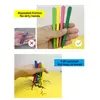 6/12/24/36 Colors Non Dirty Hand Washable Triangular Plastic Crayon Student Oil Painting Stick Early Childhood Education Tools 3