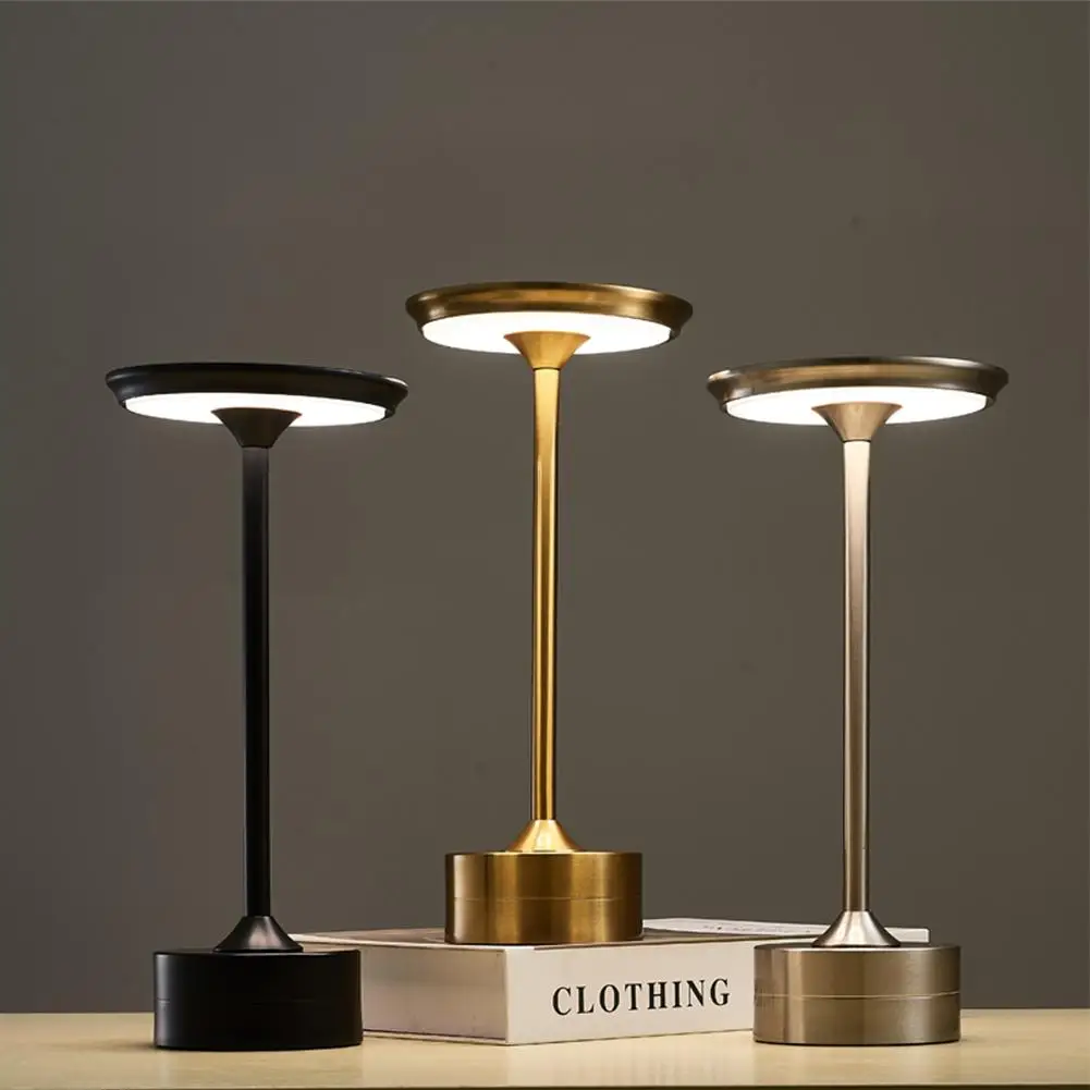 

Usb Rechargeable Touch Bed Side Led Night Light I-shaped Table Lamp For Coffee Table Decor Bedroom Decoration