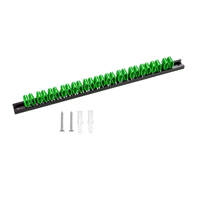 Durable Plastic Screwdriver  Plastic Rail Storage Rack for Wrenches Pliers for Mechanics and Hobbyists 5