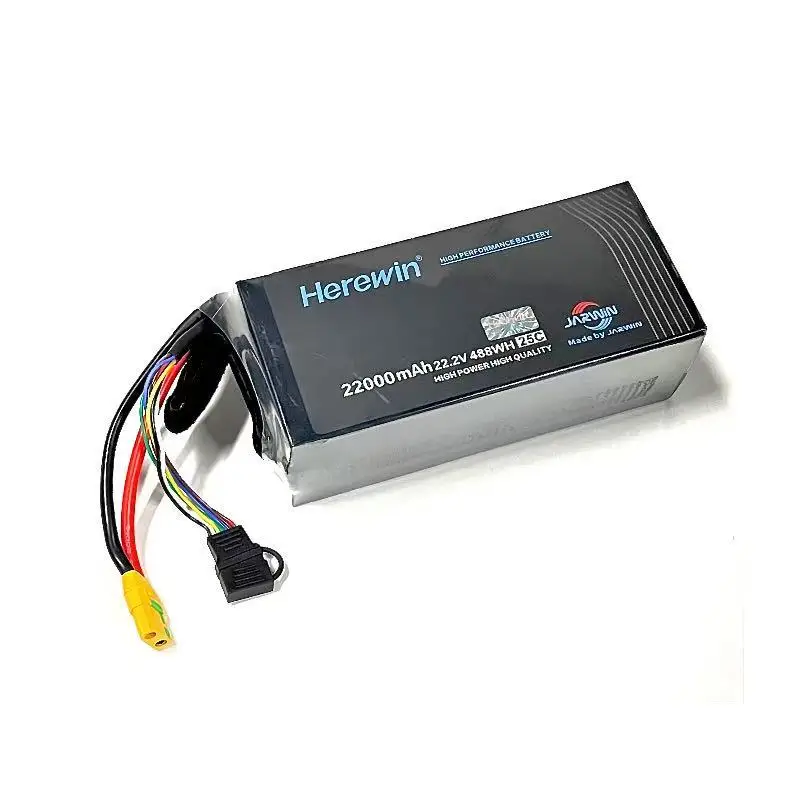 Herewin 16000Ah（6cell） Herewin 6s 16000mAh lithium battery 22.2v 25C axis battery