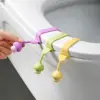 4PCS Toilet Seat Lifter Tab Avoid Touching the Toilet Lid, Silicone Toilet Lid Opener Household Creative Handle Toilet Accessory 1