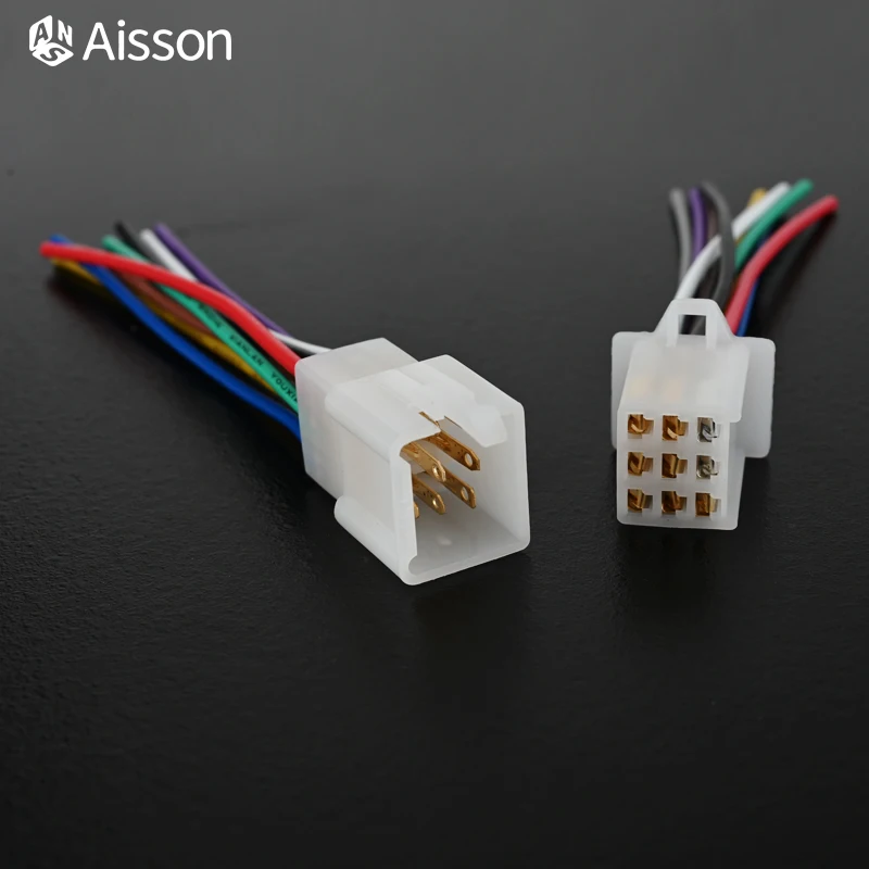 Kit 10 Connecteurs électriques 2 Broches 2.8mm - Bornes Mâle/femelle Pour Câble Auto, Moto, Quad - Facile à Installer - Diamètre Câble Jusqu'à 2.0mm