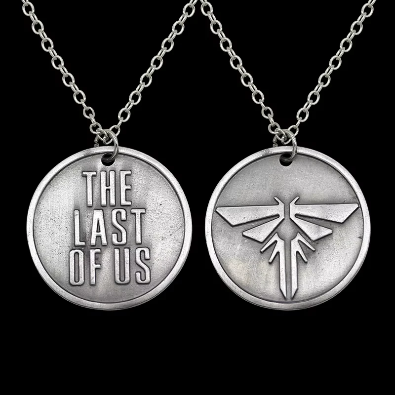The Last Of Us Necklace Firefly Letters Dogtag Joel Ellie Tess Pendant Vintage Retro Game Jewelry Men Women necklace pendant game necklace