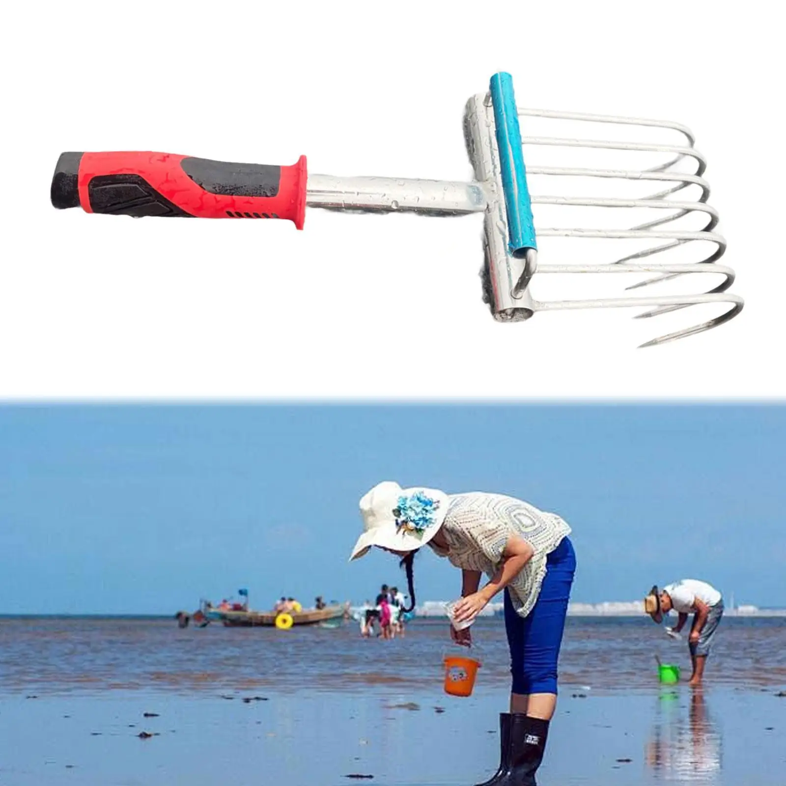 Hand Rake Weeding Versatile Handheld Gardening Tool for Lawn Beach Backyard Hand Rake Weeding Versatile Handheld Gardening Tool for Lawn Beach Backyard
