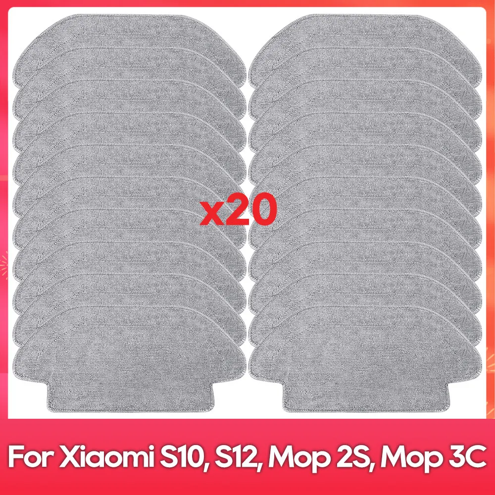 Kit Di Ricambi Per Xiaomi Robot Vacuum 5 E 5 Pro – Spazzola Principale, Laterali, Filtri HEPA, Panni, Sacchi Polvere 3,3L E Spazzola Di Pulizia