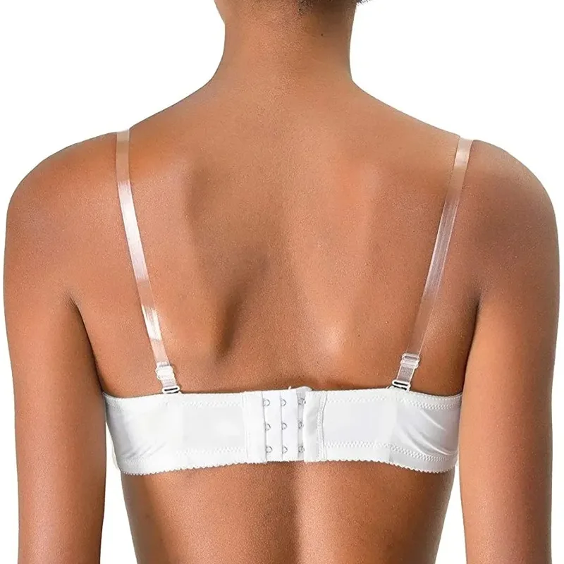 Women Clear Bra Straps Invisible Transparent Elastic Adjustable Underwear Intimates Accessories for PC