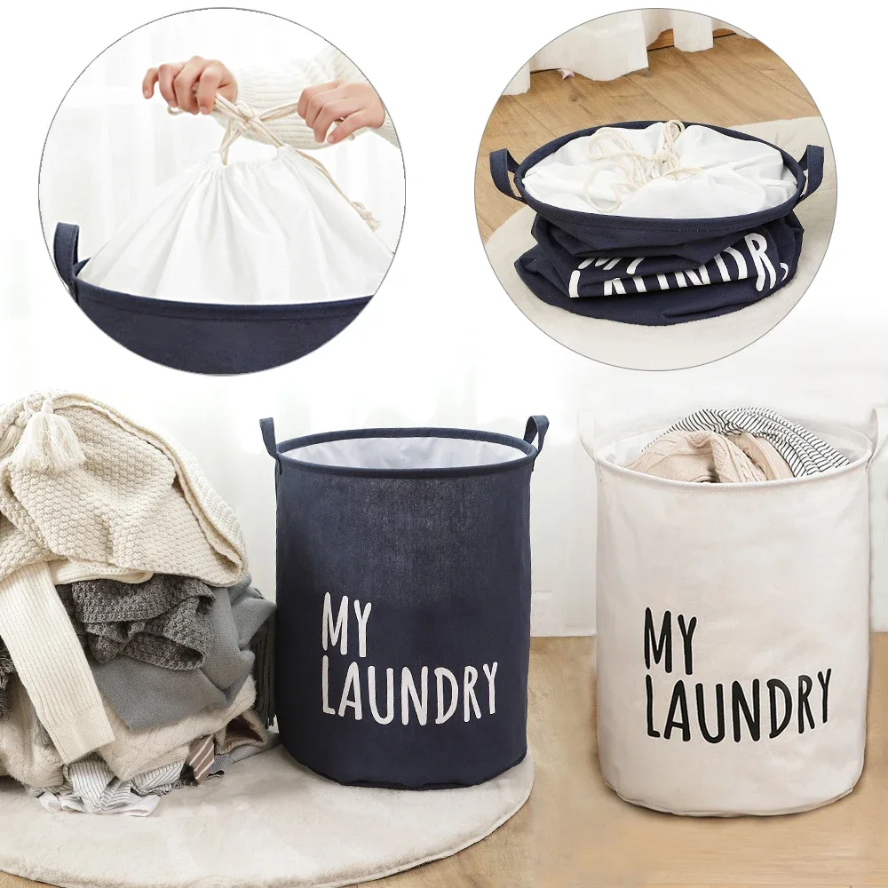 

Storage Laundry Organizers Bag Waterproof Hamper With Lid Basket For Dirty Clothes Quilt Storage Bags Bathroom Home Accessories