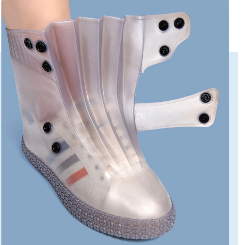 Protective rain Shoes Cover for Rainy Days anti -Slip-resistant Waterproof and Wear-resistant rain shoes boot shoe covers