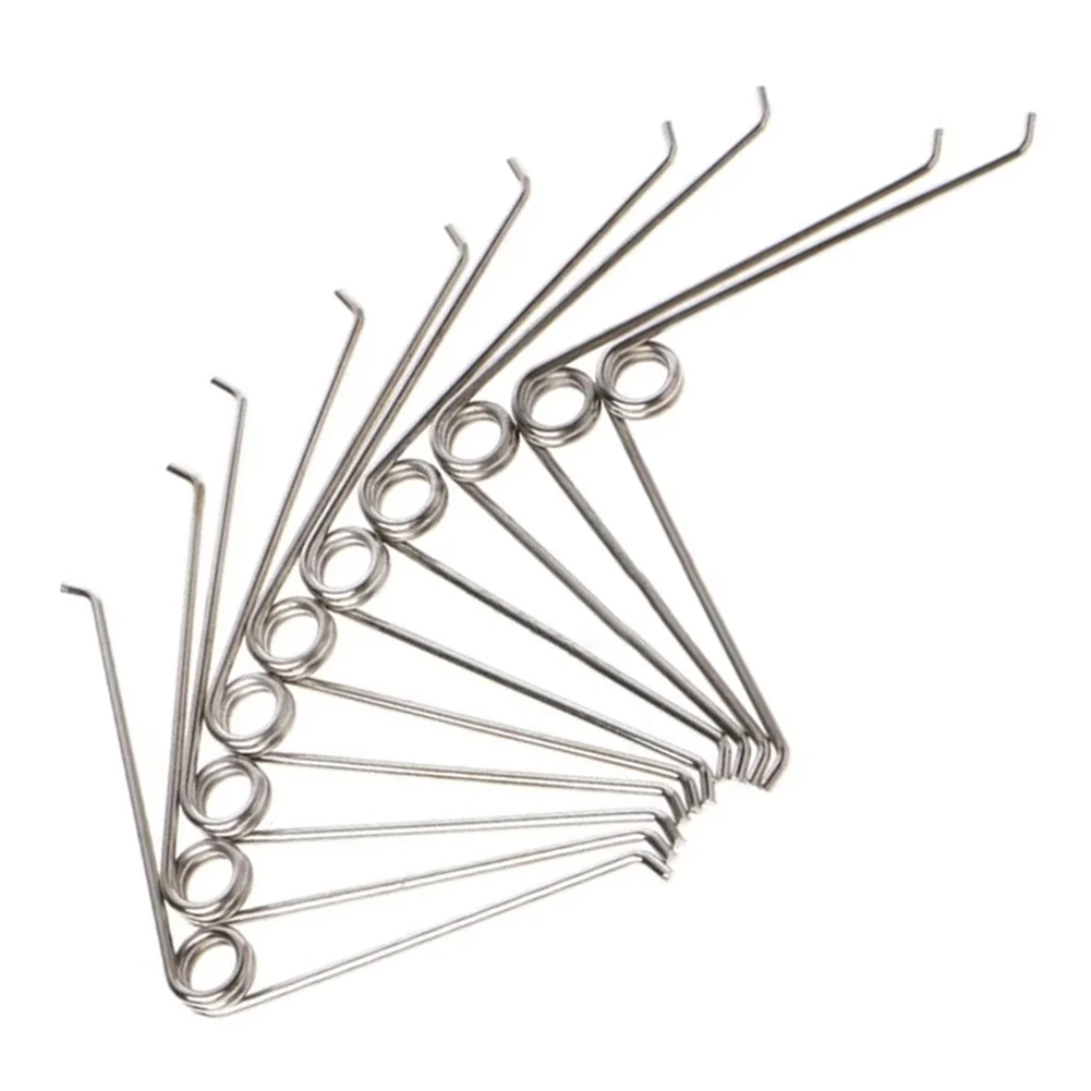 10Pcs V Shape Steel Compression Spring Gardening Scissors Accessories Tool Reed Fruit Pruning Accessories Building Hardware