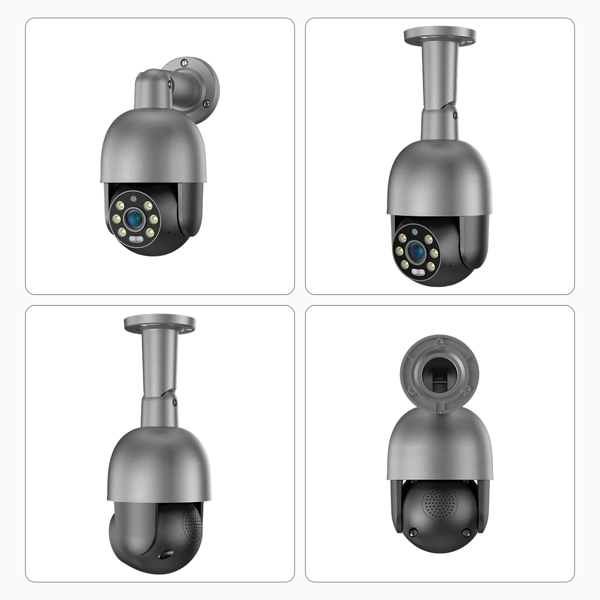 Techage HD 5MP 8MP POE Smart Security PTZ Camera System Outdoor Ultra H.265 8CH CCTV System Full Color Night Surveillance Kit