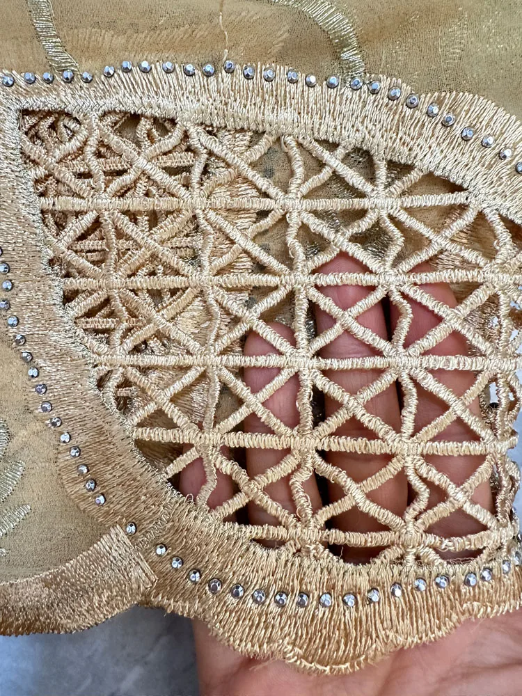 Free Shipping New Scarf For Muslim Women African Chiffon Sequin Embroidered Hijab Islam Turban Headscarf Long And 200*100 Shawl