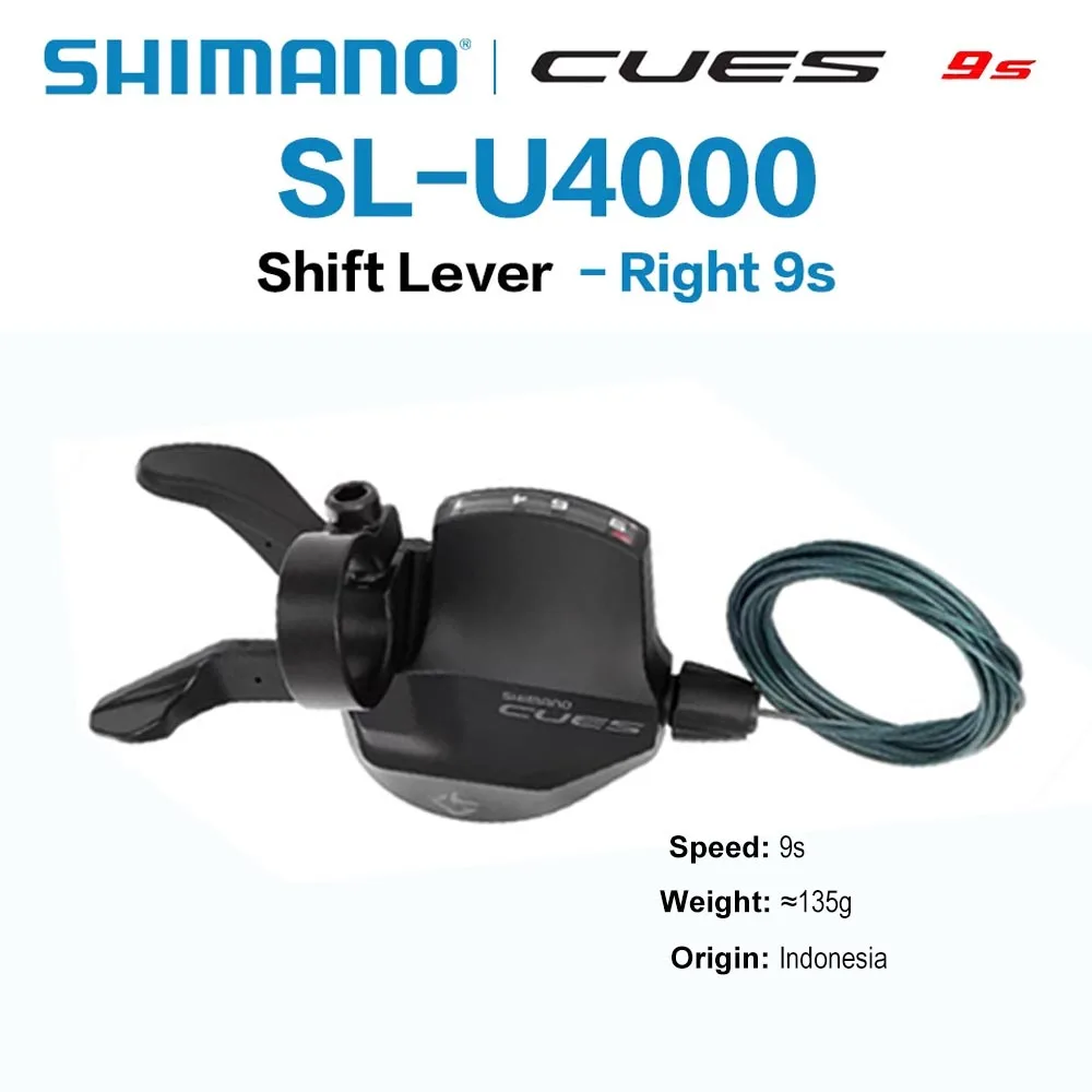 Shimano CUES U4000 9s Groupset SL-U4000 RD-U4000 RD-U3020 RD-U4020 LG300 Cassette Sprocket LG500 Chain MTB Bike Part