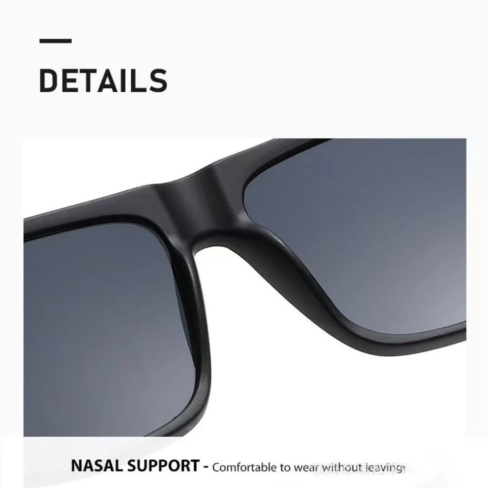 Men's Large Frame Myopia Sunglasses - New Fashion Design with Minus Diopter Sunshade