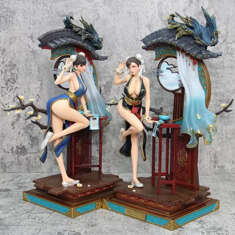 

Street Fighter Duel TES sexy Chun-Li 2D beautiful girl GK large statue Action Figure Hobby Collectible Model Toy Figures gifts