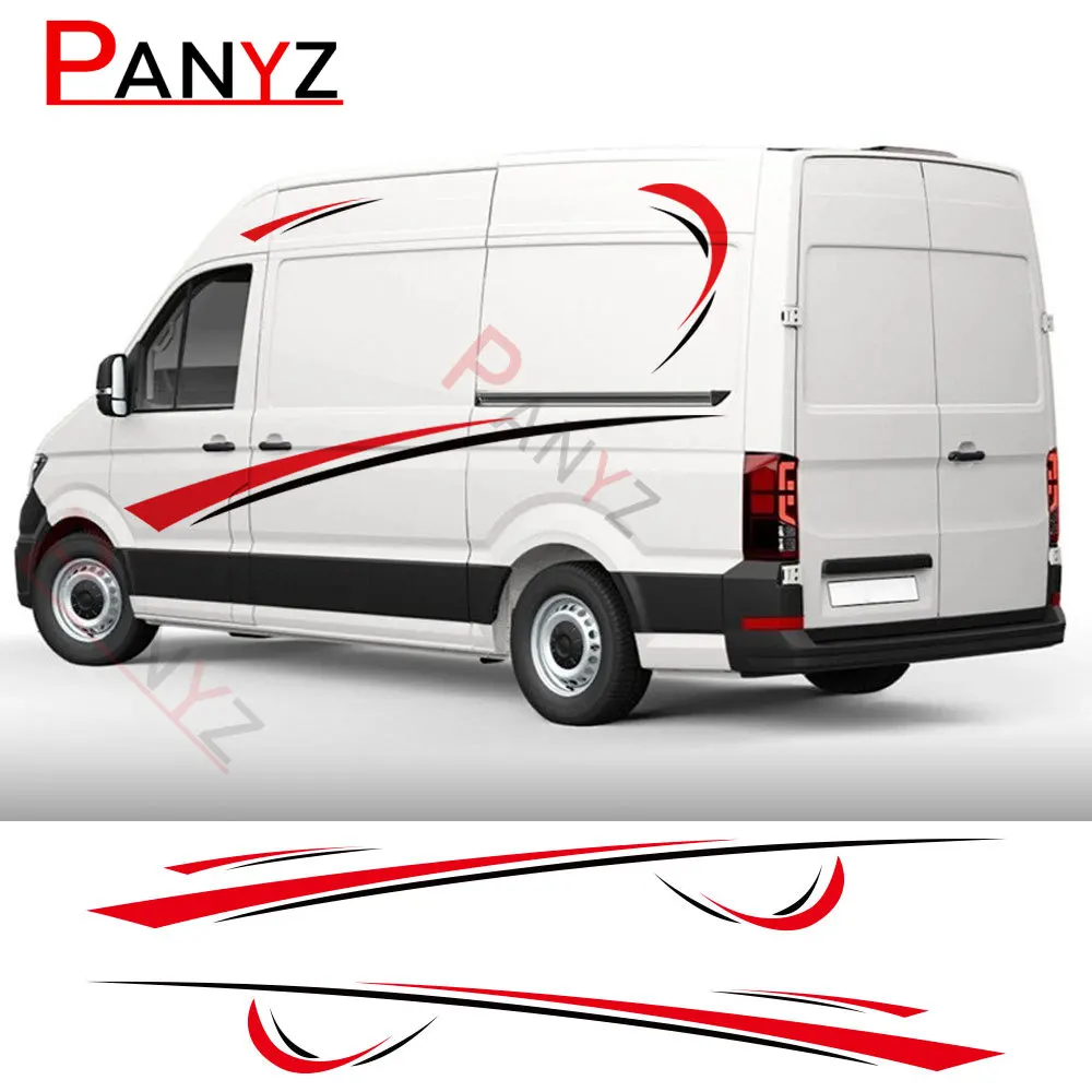 12 Pz/Lotto Adesivi Per Auto Per Volkswagen Vw Crafter Tuning Accessori 35 Sport Decor Camper Camper Van Graphics Decalcomanie In Vinile
