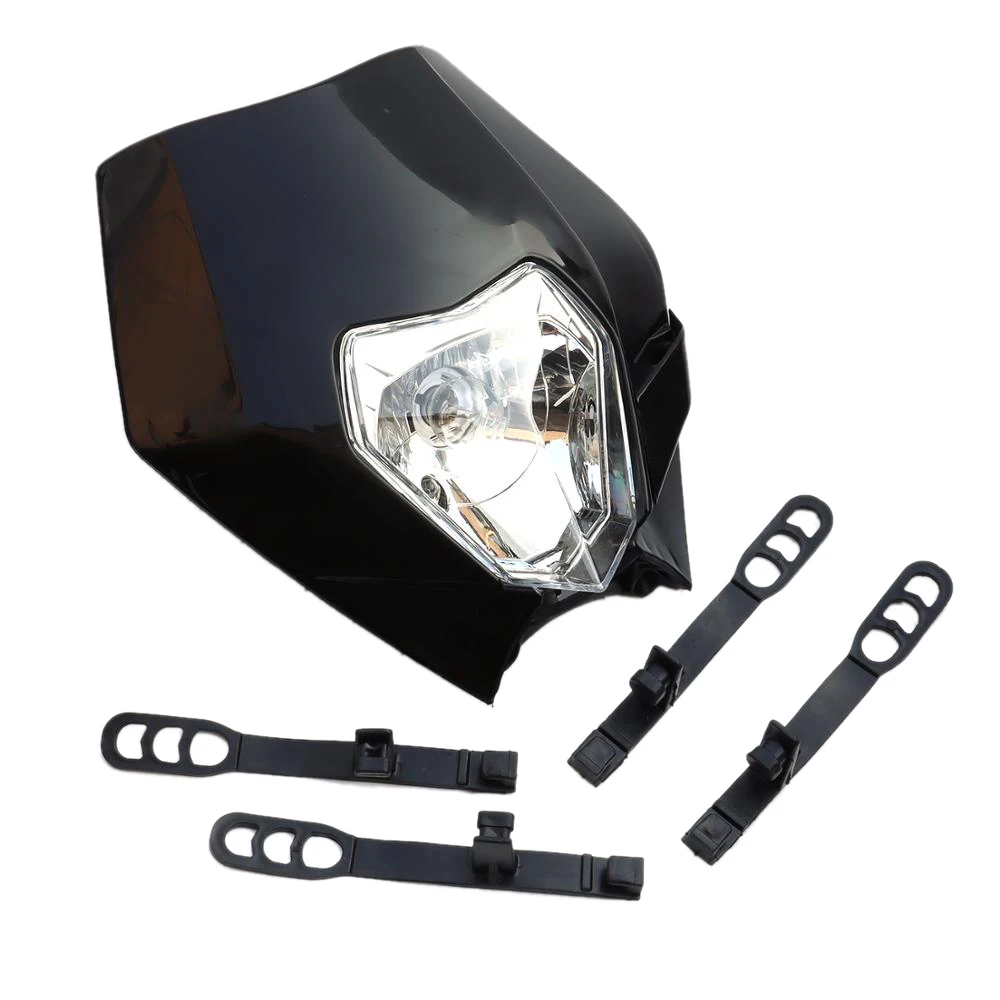 Universal Headlight Fairing Head Light For Sx Exc Motorcycle Supermoto Dirt Bike Motocross