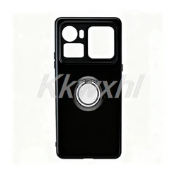 Cubot X100 6.88 Shockproof Phone Case with Back Ring Holder and Soft Bracket Cover for Cubot X100 (Ring Case Black)