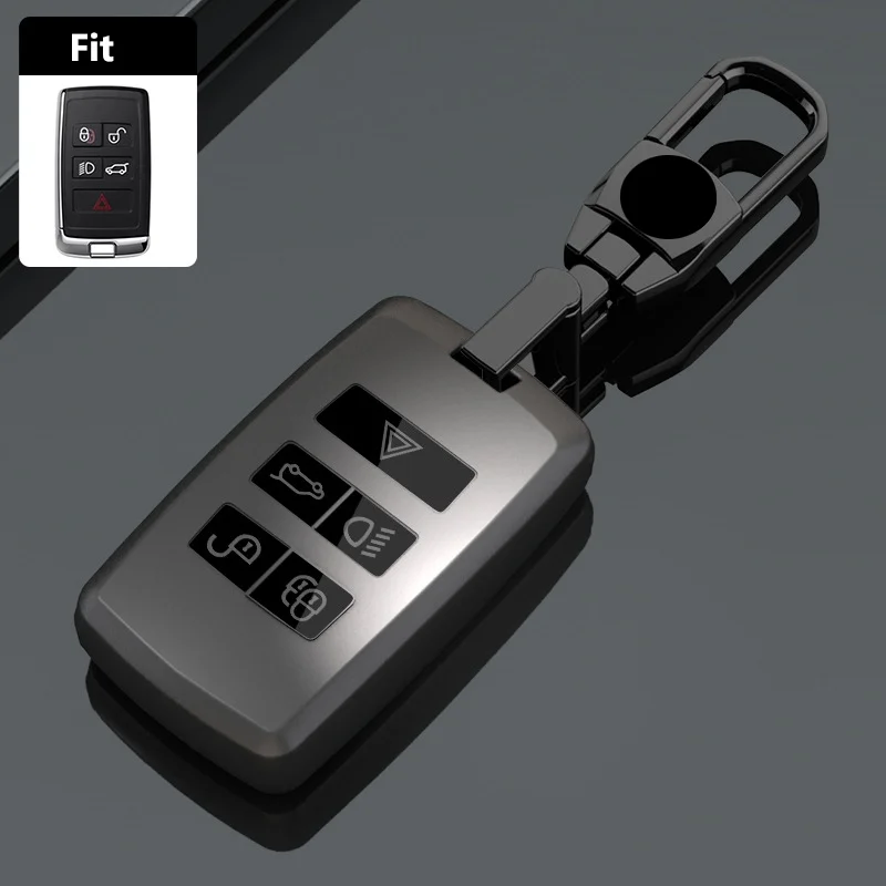 Titanium Gray Car Key Case Cover - TPU FOB Protector