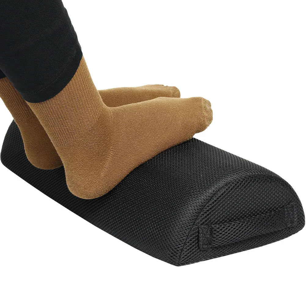 Semi-cylindrical pillow, office footrest, foot massage, leg clamp pillow, ergonomic foot stool 5