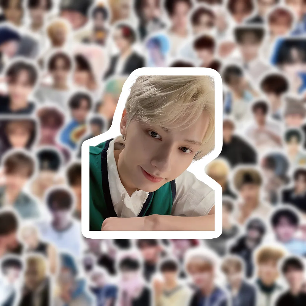 100PCS Wen Junhui 스티커 Moon Junhwi 낙서 스티커 DIY 일기 전화 케이스 수제 스크랩북 미적 스티커