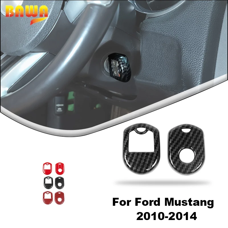 BAWA ABS Car Keys Cover For Ford Mustang 2010-2014 Car Key Case Shell ...