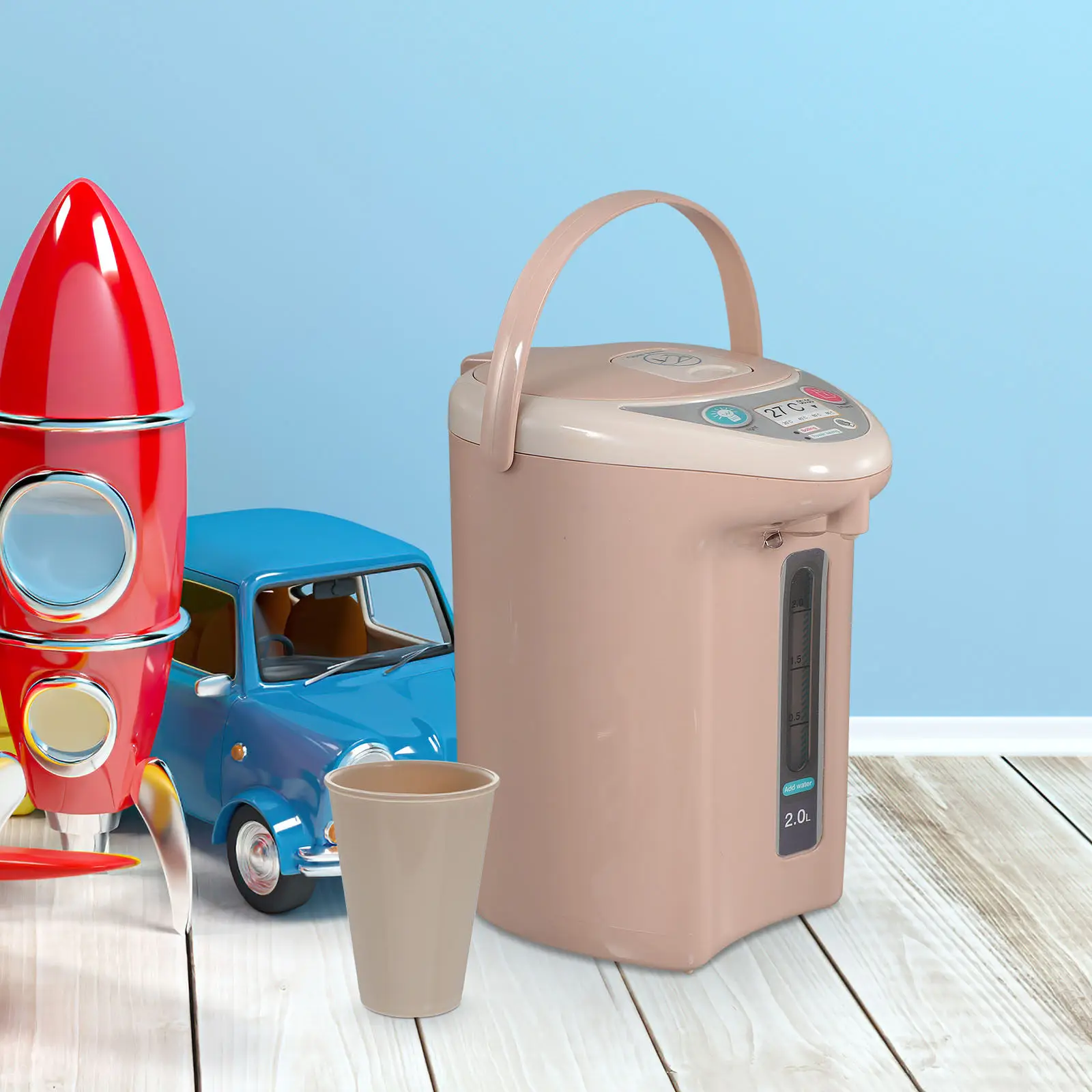 어린이를 위한 미니 전기 정수기, 사랑스러운 디자인으로 부모-자녀 관계와 놀이의 즐거움을 높여줍니다.