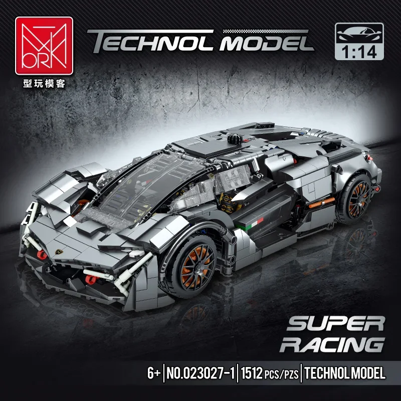 

MORK Original Technical Building Blocks Sports Racing Car MOC Supercar Models Kit Bricks Toys for Kids Boys Gifts