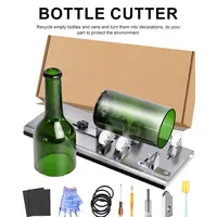 DIY Glass Sculptures Cutter Square Round Wine Beer Glass Sculptures Cutter Machine for Beer Glass Cutting Bottles Holder 1