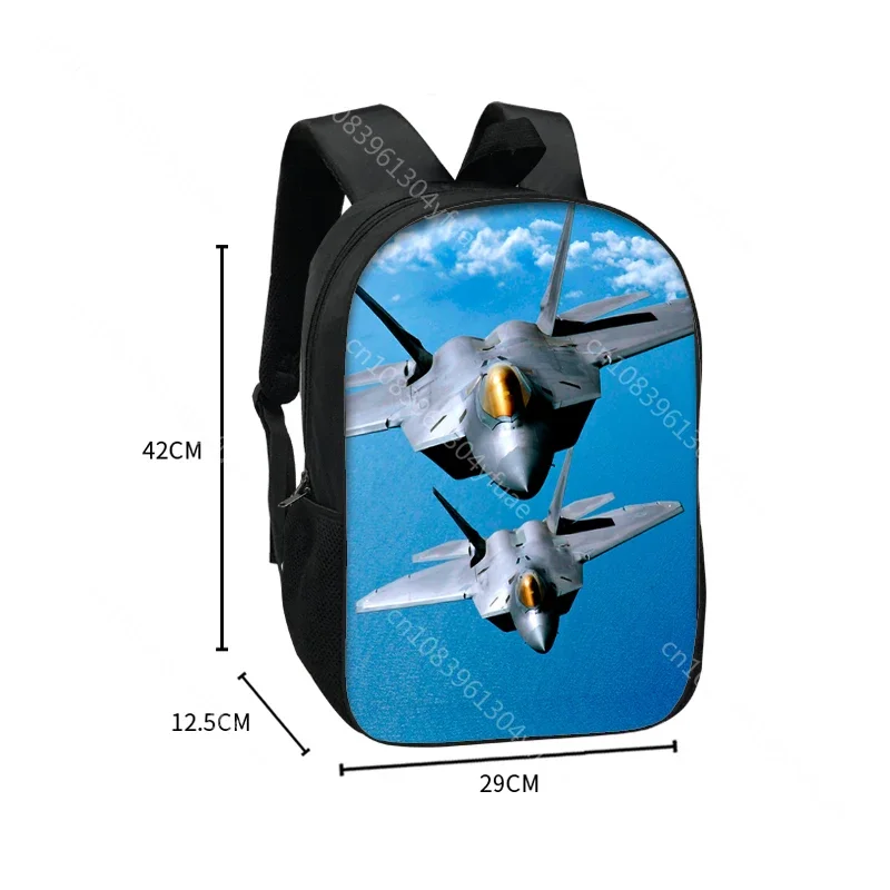 F-15 Eagle Military Fighter Jet Backpack F-22 Raptor Men Travel Bags Teenager Boys Children School Bags Male Rucksack Bookbag