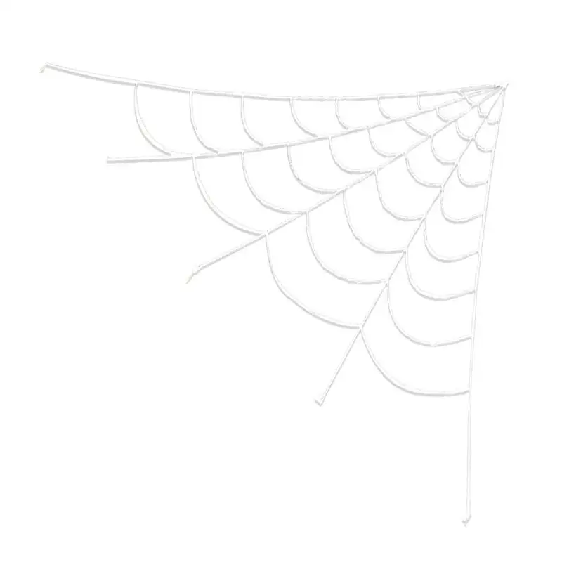 Spider Webs Halloween Decorations Giant Spider Web Spooky Halloween Party Supplies Large Triangular Creepy Stretch Web
